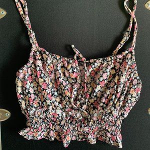Floral crop top
